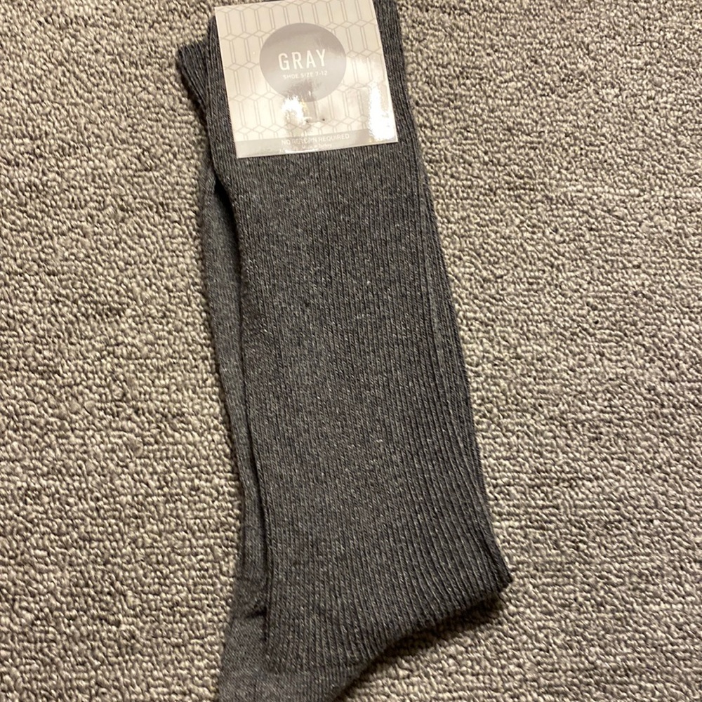 Gray Dress Socks
